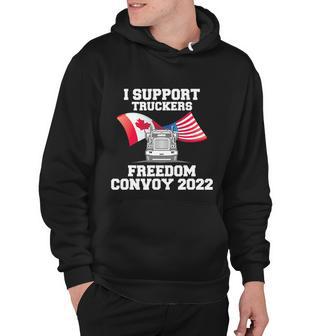 I Support Truckers Freedom Convoy V2 Hoodie - Monsterry DE