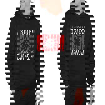 I Survived Covid19 Distressed Hoodie - Monsterry