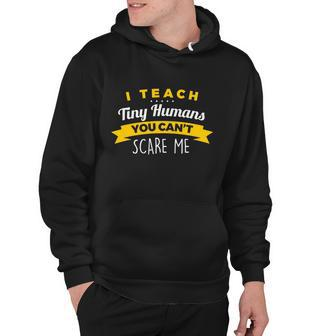 I Teach Tiny Humans You Cant Scare Me Cute Gift Hoodie - Monsterry UK