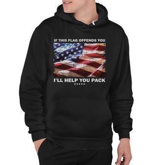 If This Flag Offends You Ill Help You Pack Tshirt Hoodie - Monsterry