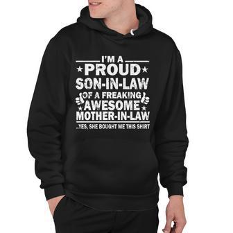 Im A Proud Son In Law Of A Freaking Awesome Mother In Law Tshirt Hoodie - Monsterry AU