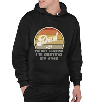 Im Not Sleeping Im Resting My Eyes Retro Dad Joke Loading Gift Hoodie - Monsterry