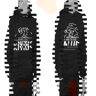Introverted But Willing To Discuss Knitting Knit Knitter Tshirt Hoodie - Monsterry