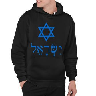 Israel Star Of David In Hebrew Tshirt Hoodie - Monsterry