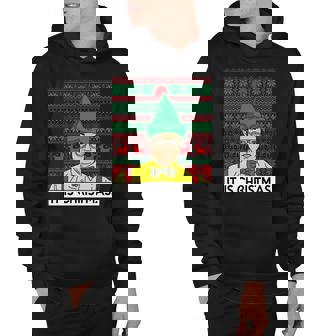 It Is Christmas Ugly Christmas Sweater Funny Hoodie - Monsterry