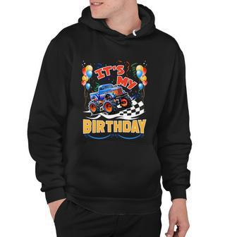 It Is My Birthday Boy Monster Truck Car Party Day Kids Cute Gift Hoodie - Monsterry UK