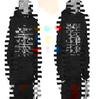 Jesus Is The Way Christian Signs Hoodie - Monsterry