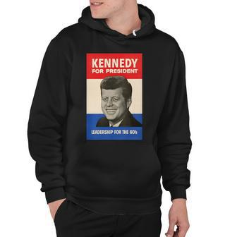 John F Kennedy 1960 Campaign Vintage Poster Hoodie - Monsterry UK