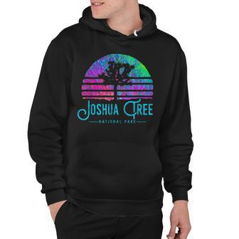Joshua Tree National Park Psychedelic Festival Vibe Graphic Hoodie - Seseable