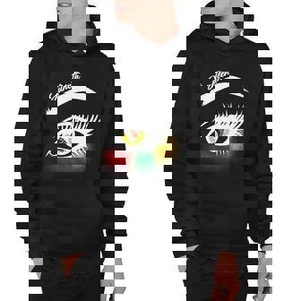 Juneteenth Red Gold Green Eyelashes Hoodie - Monsterry