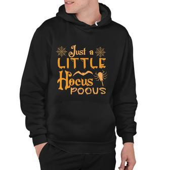 Just A Little Hocus Pocus Halloween Quote Hoodie - Monsterry UK