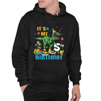 Kids Boys Its My 5Th Birthday Happy 5 Year Trex Tshirt Hoodie - Monsterry UK
