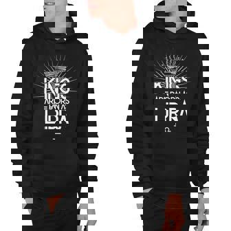 Kings Are Born As Libra Hoodie - Thegiftio UK