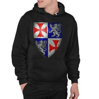 Knights Templar S Knights Templar Shield Hoodie - Thegiftio UK