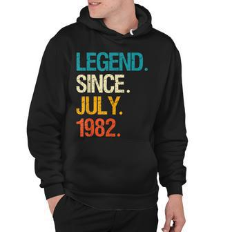 Legend Since July 1982 40 Year Old Bday 40Th Birthday Hoodie - Seseable