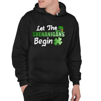 Let The Shenanigans Begin Funny St Patty Tshirt Hoodie - Monsterry