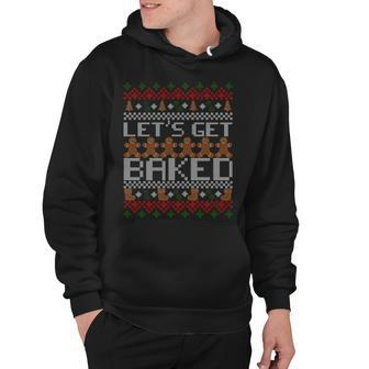 Lets Get Baked Ugly Christmas Sweater Tshirt Hoodie - Monsterry AU