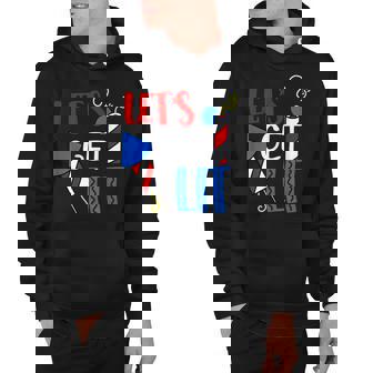Lets Get Lit Fireworks Firecracker Funny Fourth 4Th Of July Hoodie | Seseable UK