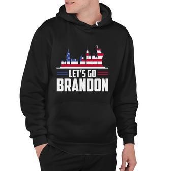 Lets Go Brandon Conservative Usa Flag 4Th Of July Gift Hoodie - Monsterry DE