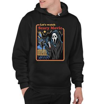 Lets Watch A Scary Movie Funny Halloween Tshirt Hoodie - Monsterry CA