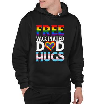 Lgbt Flag Proud Dad Free Dad Hugs Gay Lesbian Pride Rainbow Gift Hoodie - Monsterry