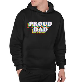 Lgbt Proud Dad Fathers Day Gift Hoodie - Monsterry