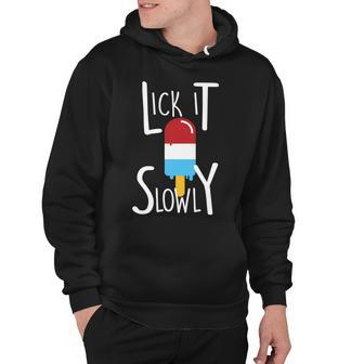 Lick It Slowly Popsicle Tshirt Hoodie - Monsterry