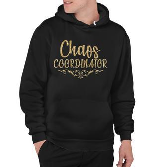 Limited Chaos Coordinator Gold Script Hoodie - Monsterry DE