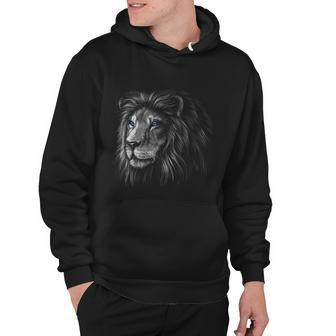 Lion Apparel Hand Drawing Game Day Vintage Detroit Hoodie - Monsterry DE