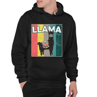 Llama Retro V2 Hoodie - Monsterry UK