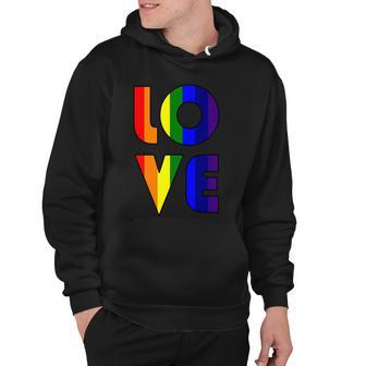 Love Gay Pride Logo Rainbow Tshirt Hoodie - Monsterry