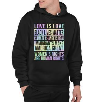 Love Is Love Black Lives Matter Hoodie - Monsterry AU