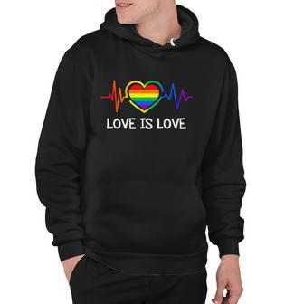 Love Is Love Gay Pride Hoodie - Monsterry DE