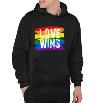 Love Wins Lgbtq Pride Flag Hoodie - Monsterry UK