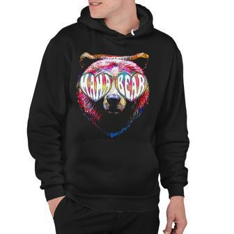 Mama Bear Face Sunglasses Mother Mom Mommy Mothers Day Hoodie - Thegiftio UK