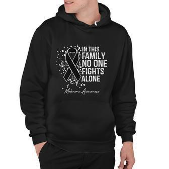 Melanoma Awareness In This Family No One Fights Alone Cute Gift Hoodie - Monsterry CA