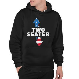 Mens Funny 4Th Of July Adult Humor Two Seater Hoodie - Seseable