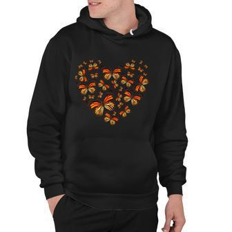 Monarch Butterfly Heart Hoodie - Monsterry CA