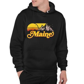 Mountains In Maine Hoodie - Monsterry UK
