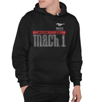 Mustang 50 Years Mach Official Logo Hoodie - Monsterry CA