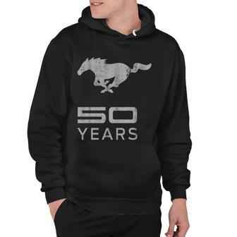 Mustang 50 Years Tshirt Hoodie - Monsterry