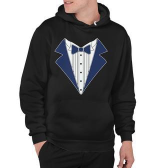 Navy Tux Tuxedo Tshirt Hoodie - Monsterry DE