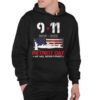 Never Forget Sept 11 20Th Anniversary Patriot Memorial Day Hoodie - Thegiftio UK
