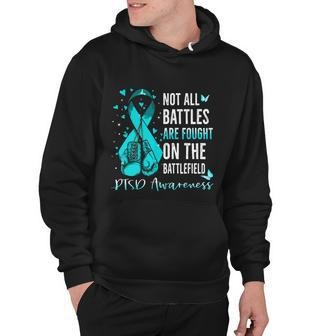 Not All Battles Are Fought On The Battlefield Ptsd Awareness Hoodie - Monsterry