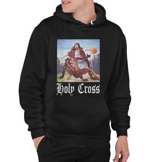 Not Today Satan Jesus Crossover Basketball Holy Cross Tshirt Hoodie - Monsterry DE