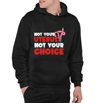 Not Your Uterus Not Your Choice Feminist My Uterus My Choice Womens Rights Pro Hoodie - Monsterry AU