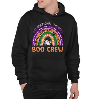 Occupational Therapy Boo Crew Halloween Ghost Ot Rainbow Hoodie - Seseable