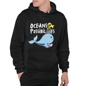 Oceans Of Possibilities Sea Animal Summer Reading Hoodie - Monsterry UK