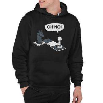 Oh No Pawn Knight Chess Game Player Master Men Women Kids Hoodie - Seseable