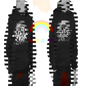 On Wednesday We Wear Rainbow Hoodie - Thegiftio